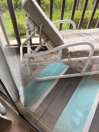 Dirty porch furniture