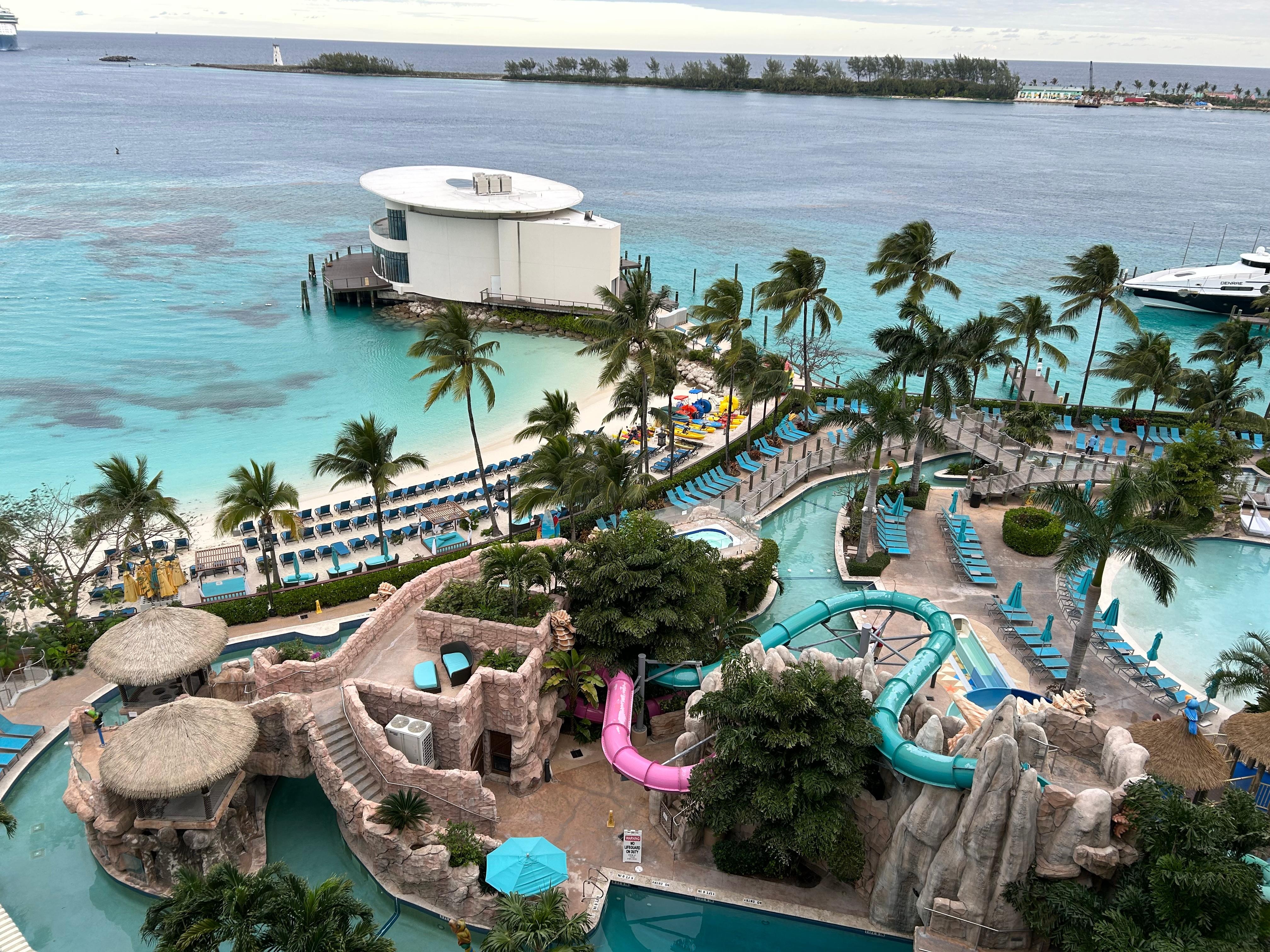 Right on the beach with so many other water amenities 