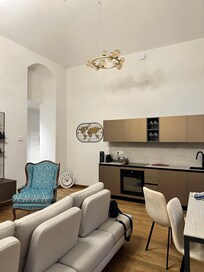 Cocina y living