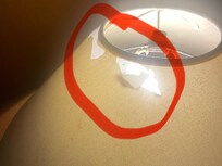 Lamp shade falling apart
