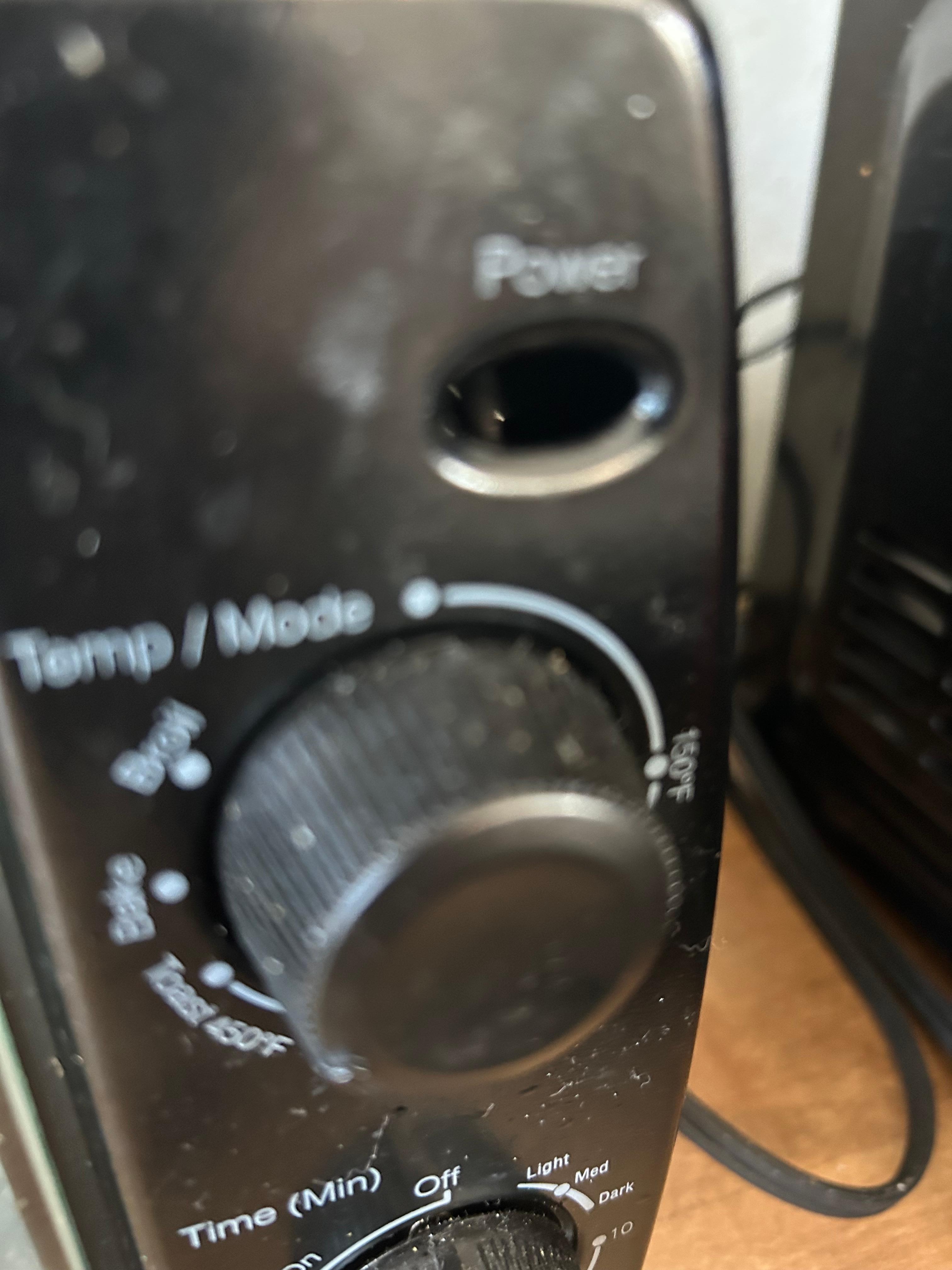 Broken toaster oven