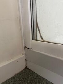 Moldy bathroom
