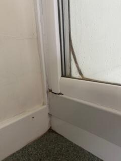 Moldy bathroom
