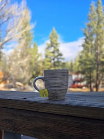 Morning tea on the patio