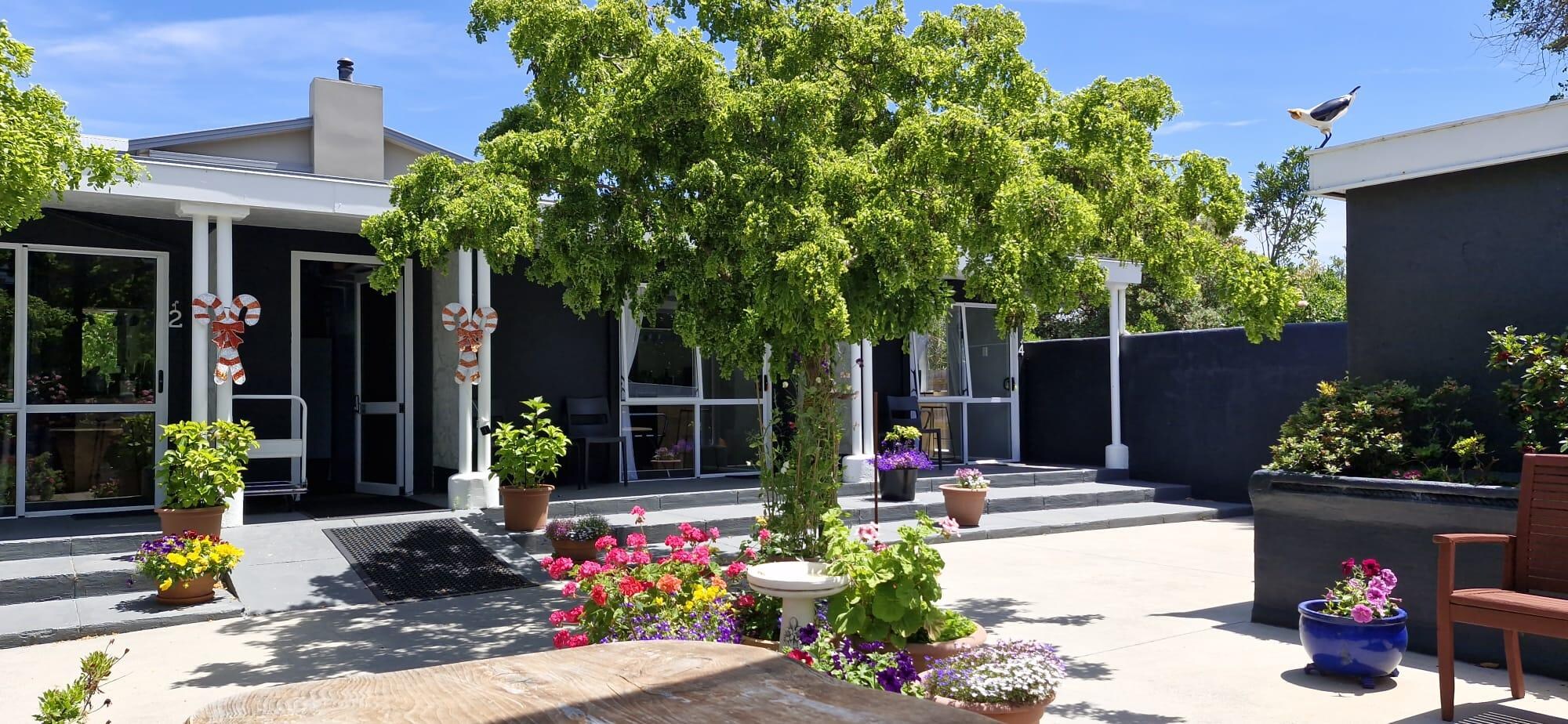 Courtyard was great.