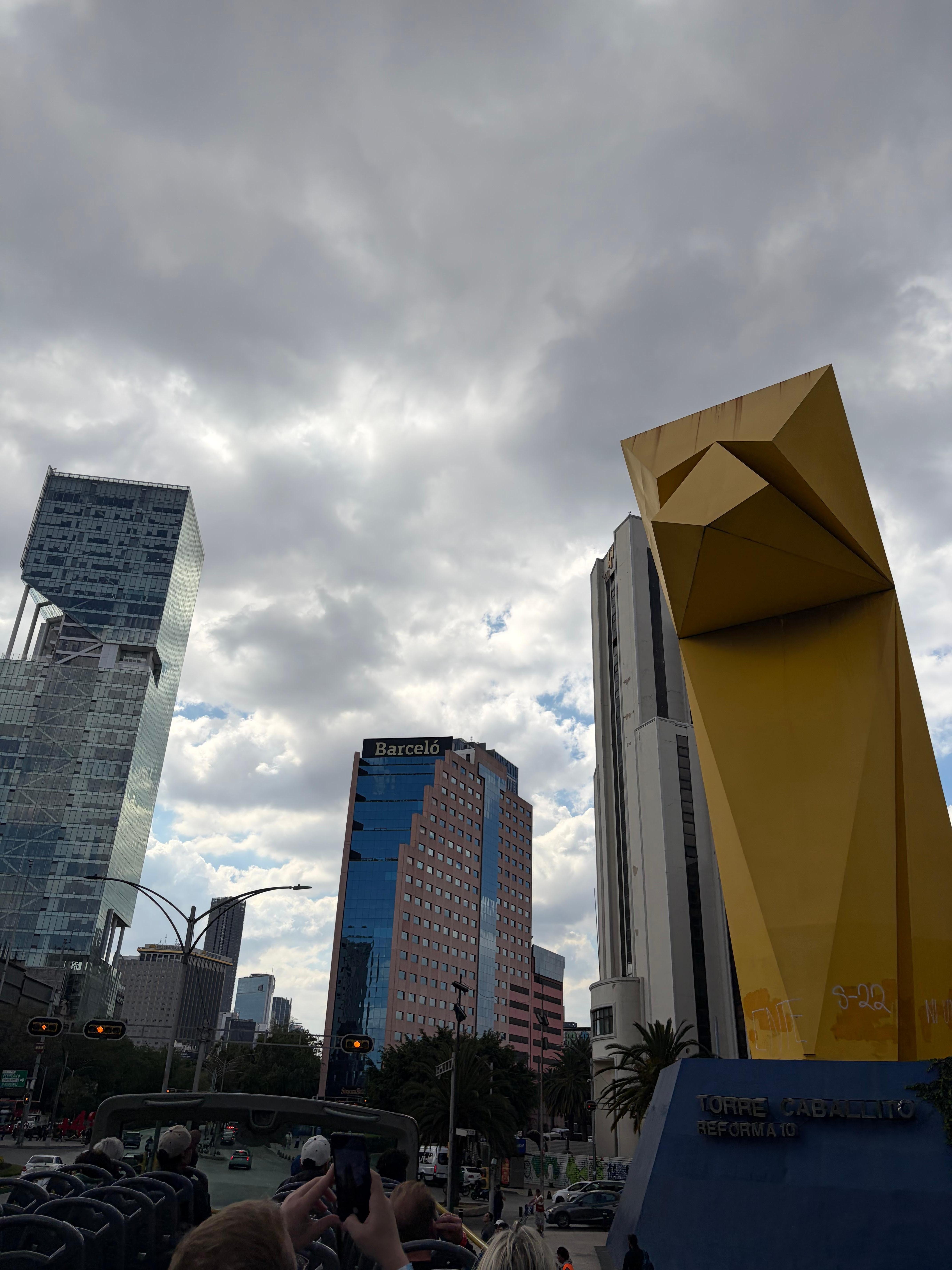 View of our hotel, Barcelo Reforma CDMX.