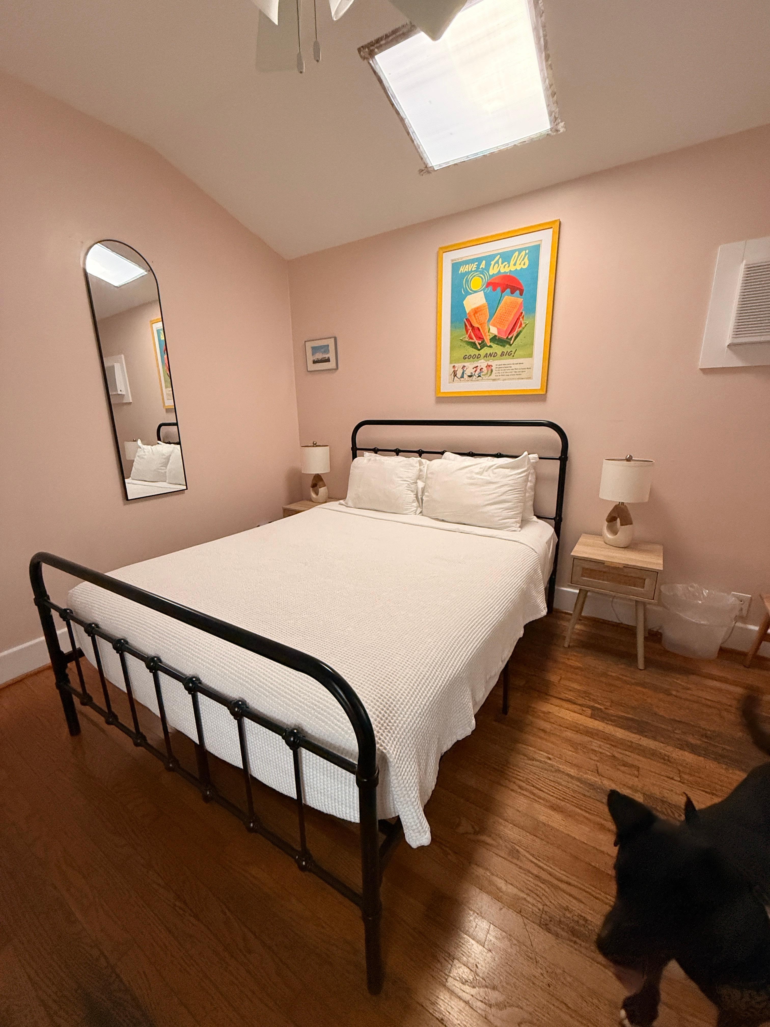 Bedroom, there is a small closet off to the side