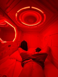 Inside the capsule