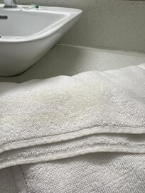 They didn’t even wash the towels in my room. Yellow stains on towels.