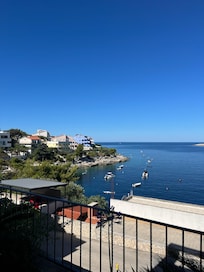 View from the villa balcony