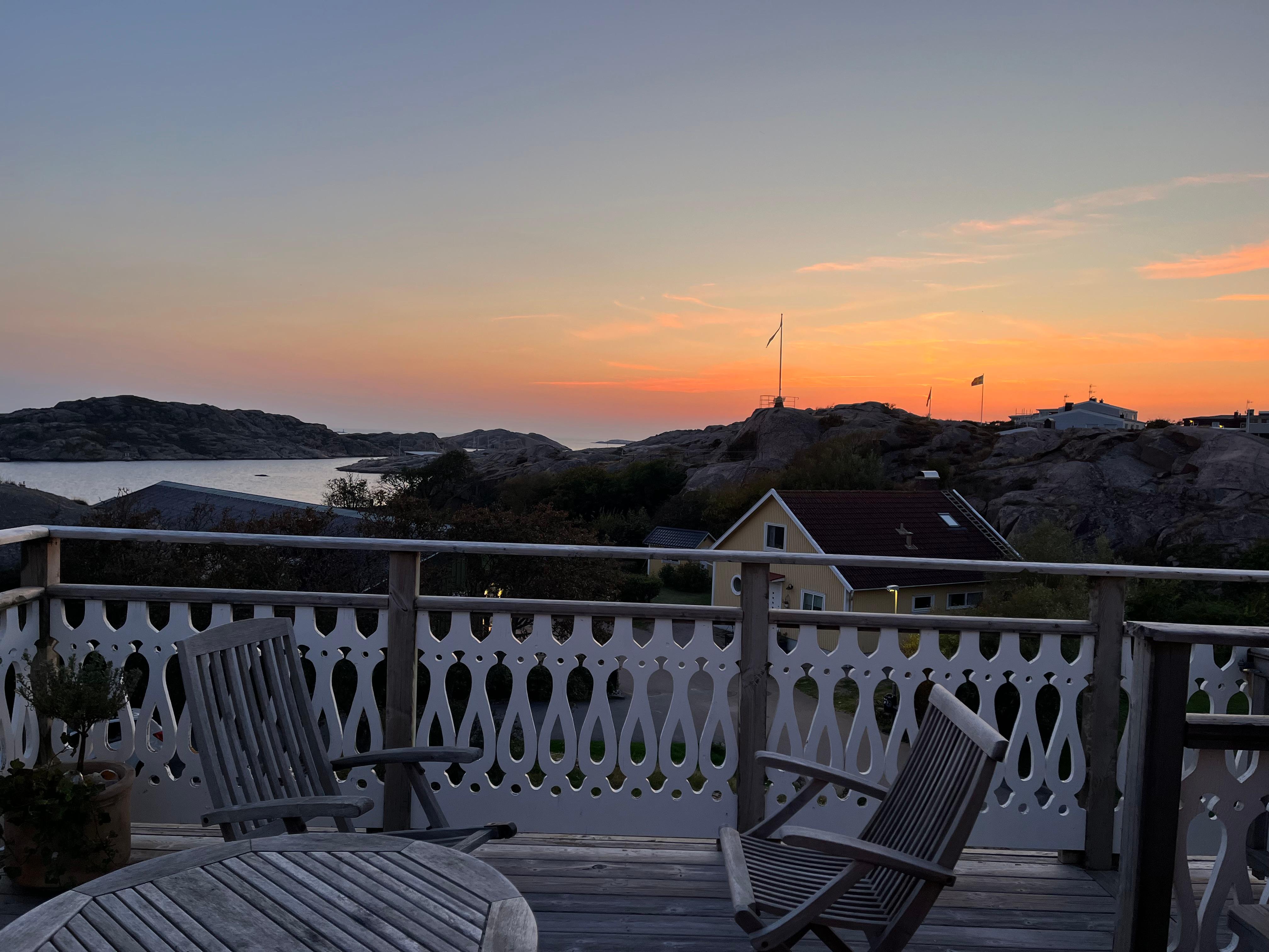 Utsikten från terrassen på rummet ☀️