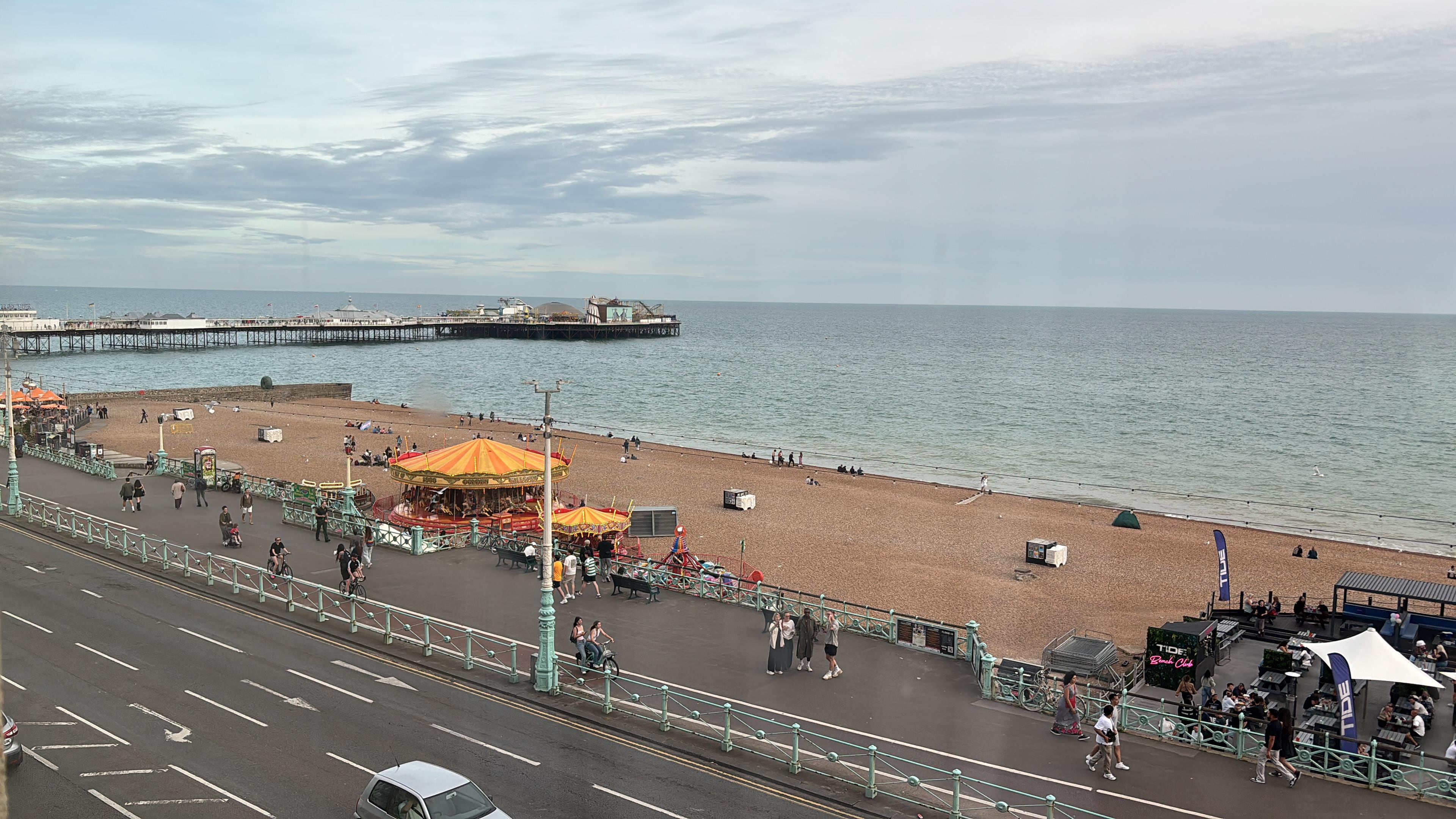 Vue de notre chambre (surclassement gratuit 😉)