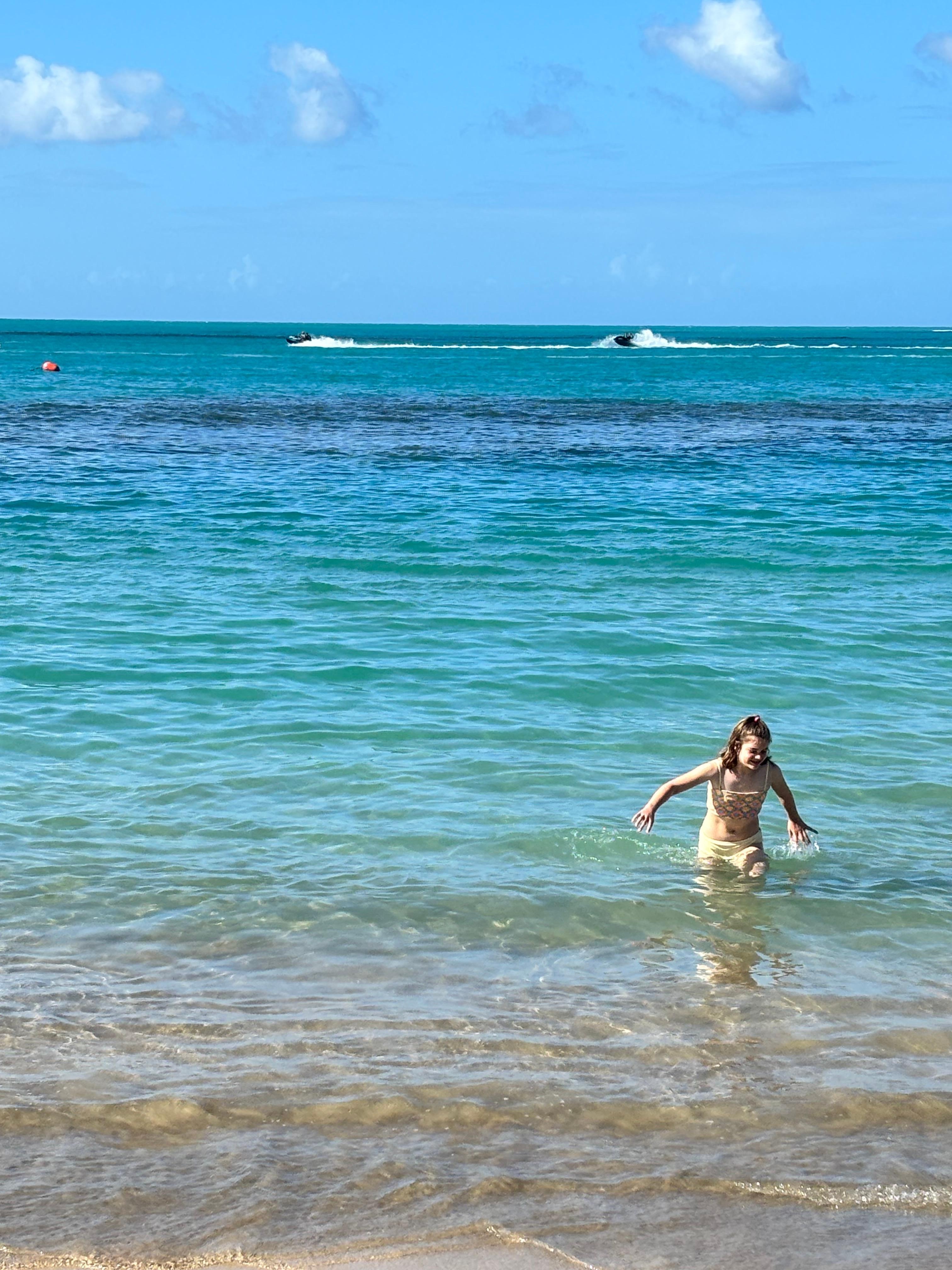 Beach behind the property, very nice. 
