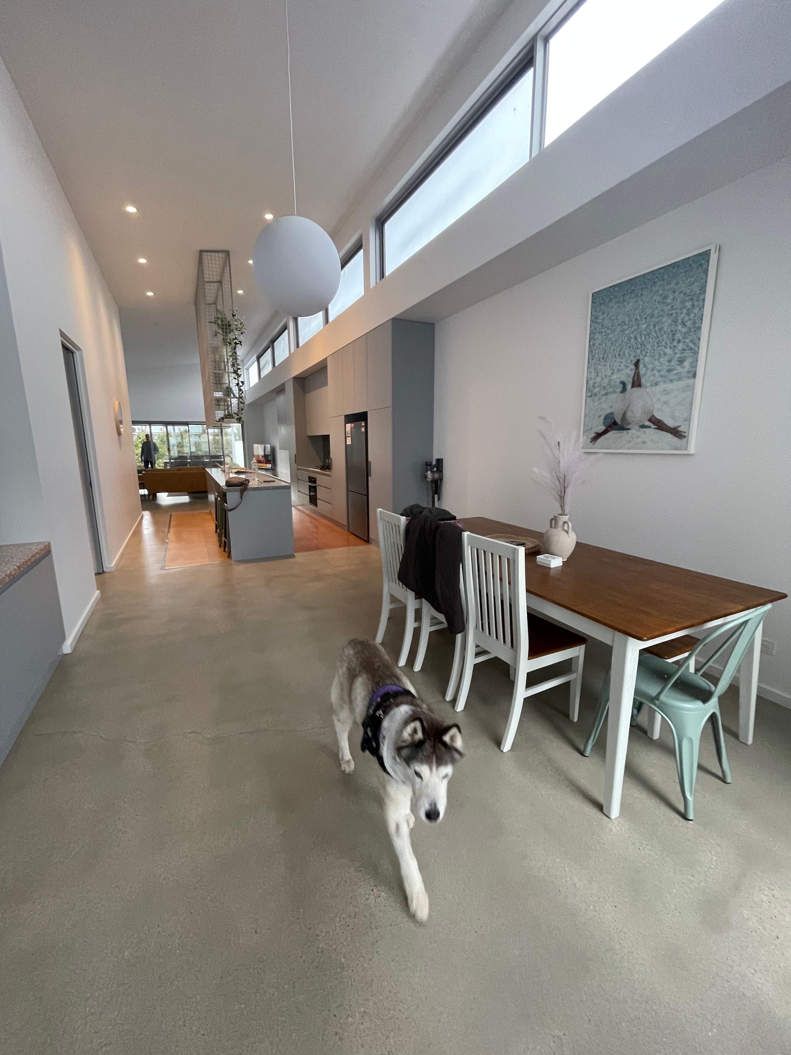 View from the front entrance 