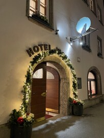 Hotel Wolf entrance.