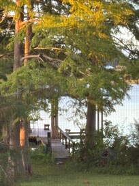 The walk to the lake.