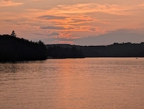Sunset cruise on the lake