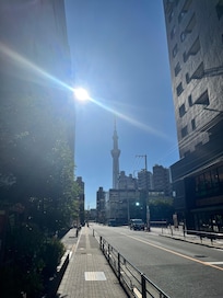 Every morning our commute to the train station.