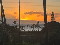 Beautiful sunset view from the cottage.