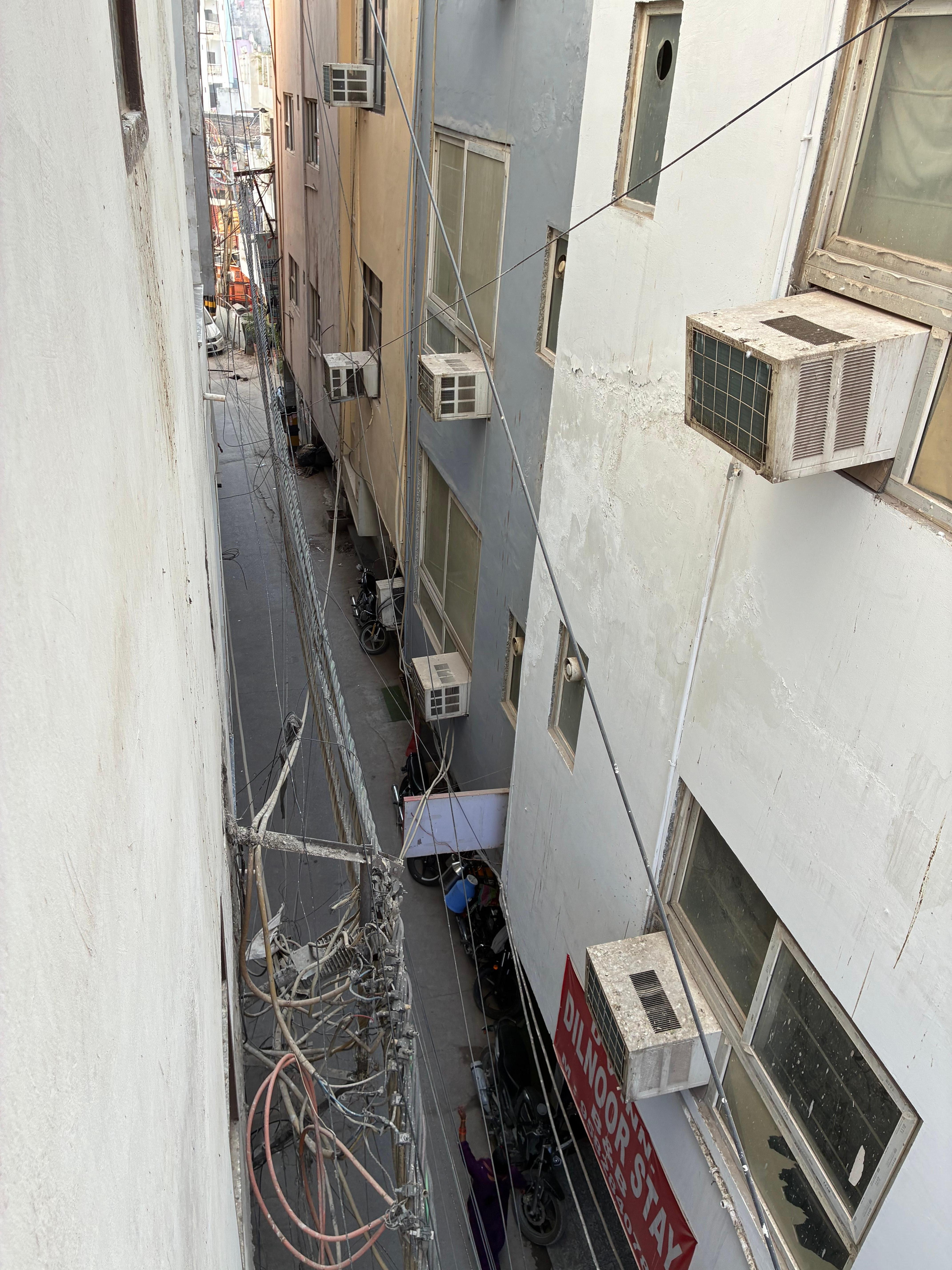 view from “balcony room city view” At least not too loud