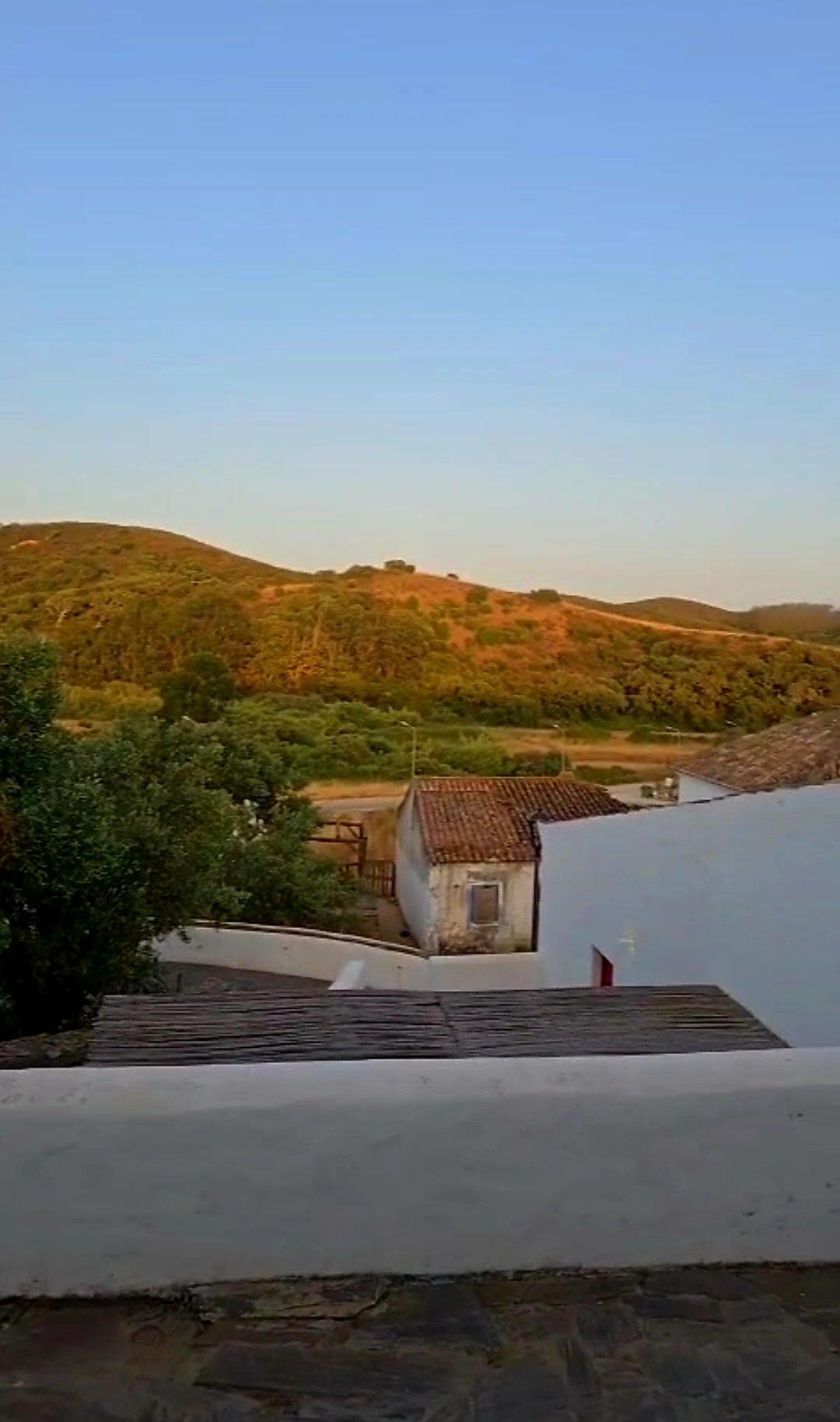 Vistas desde la puerta de la casita