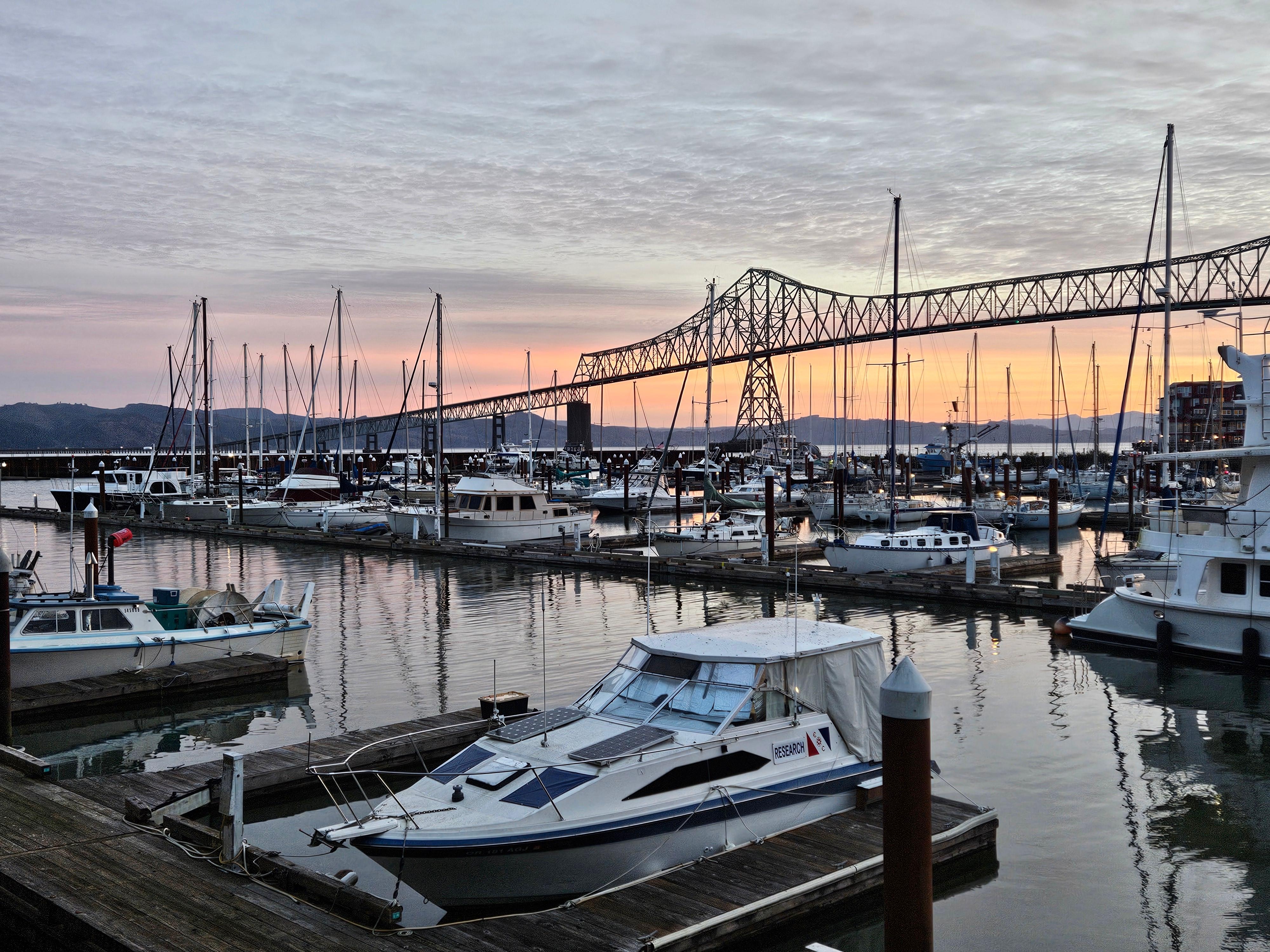 View of bridge from my room patio.