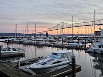 View of bridge from my room patio.