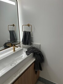 Dirt towels from previous tenants