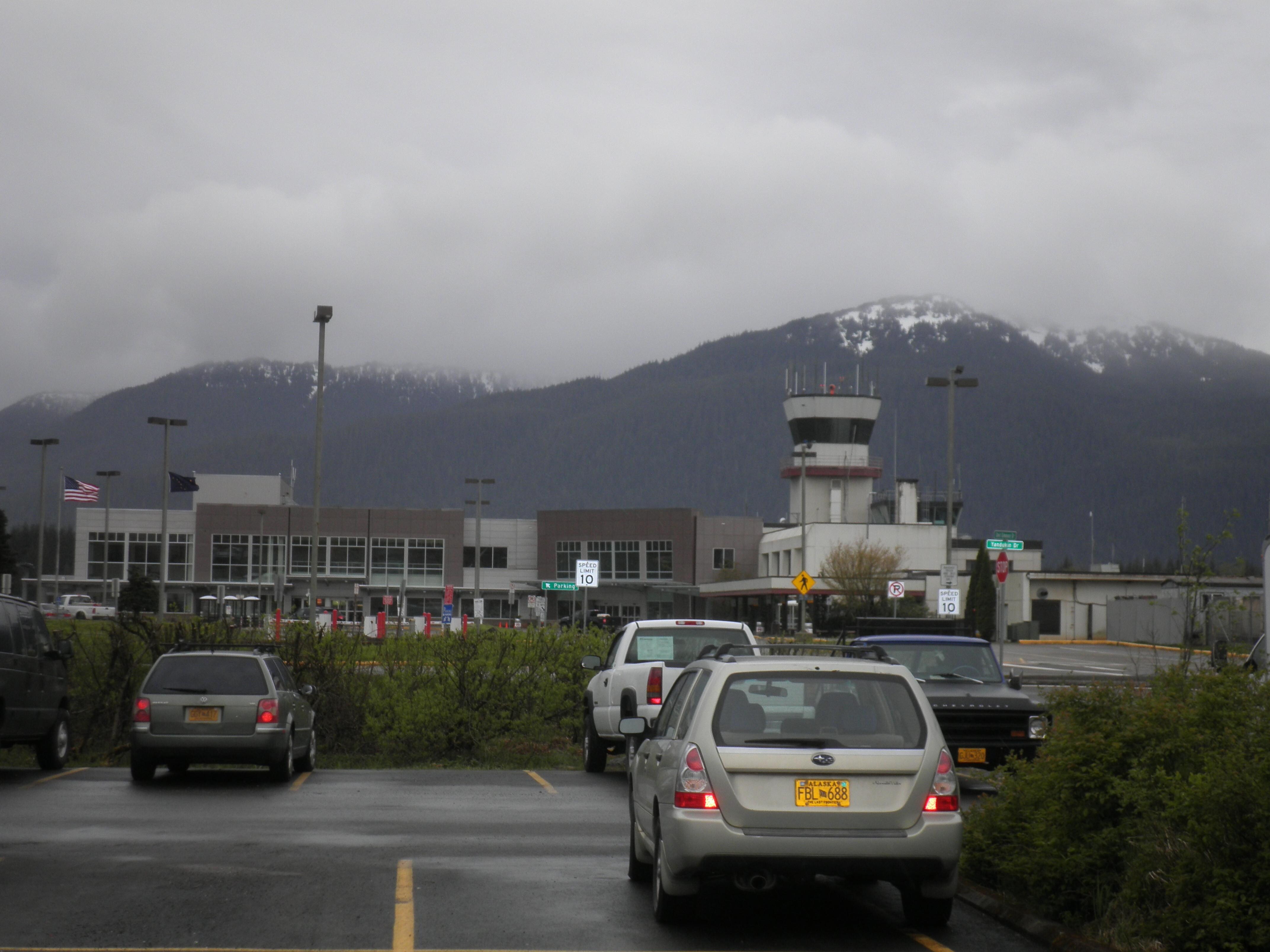 Taken from the hotel parking lot