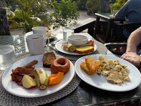 Hot breakfast was very good and I believe it was $25NZ per person. Good selection and they cooked up the eggs fresh to order.
