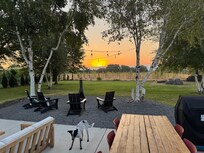 The backyard