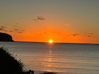 Sunset view from our toom