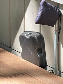 Trash stuck inside the deck