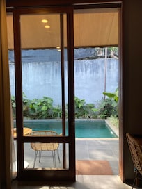 Vue piscine