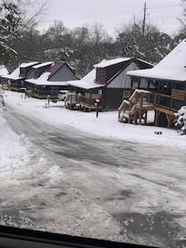 Road conditions when we left