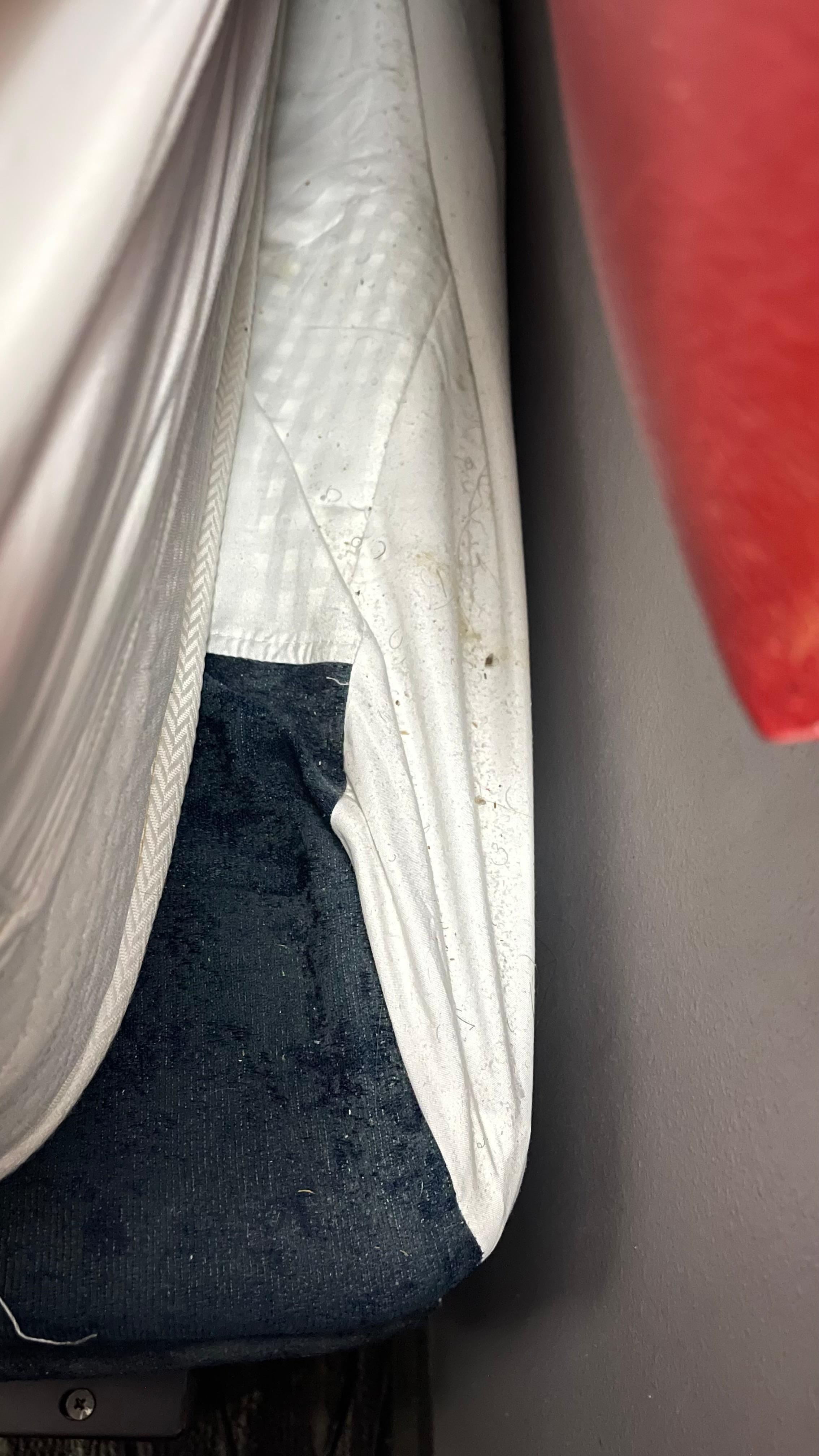 This is the right side of the head of the bed, Rm 300. 