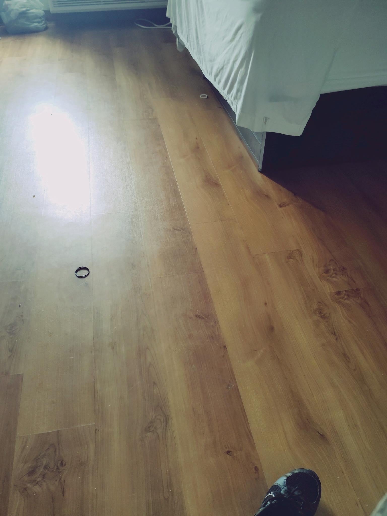 Sticky floors 