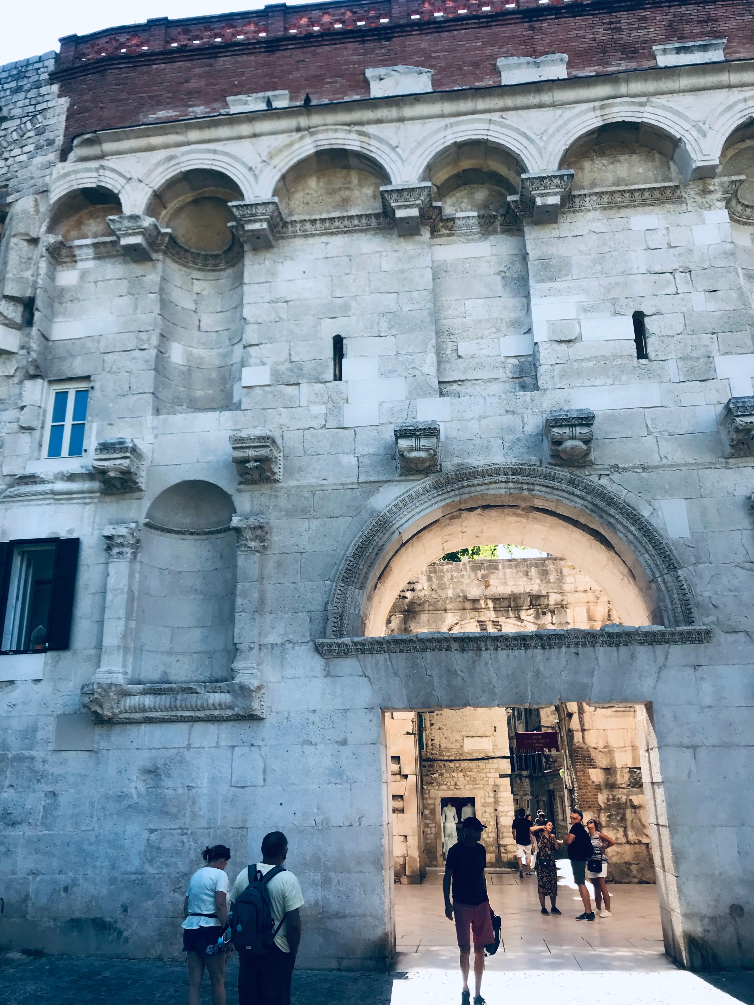 The Golden Gate of Diocletian’s Palace.