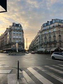 Vue, plage de Mexico