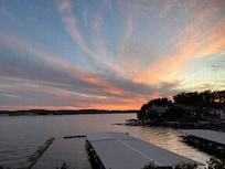 Sunset from balcony.