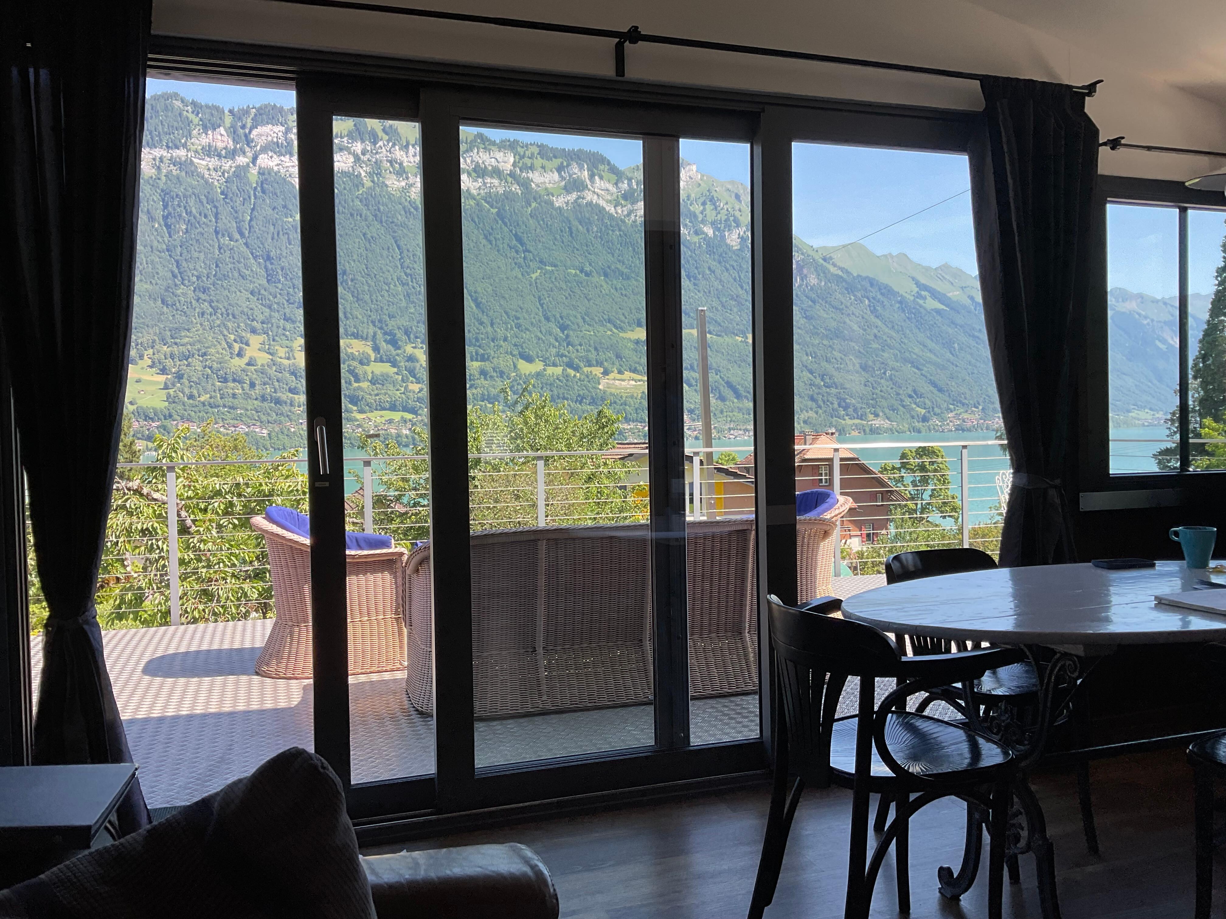 View from living space