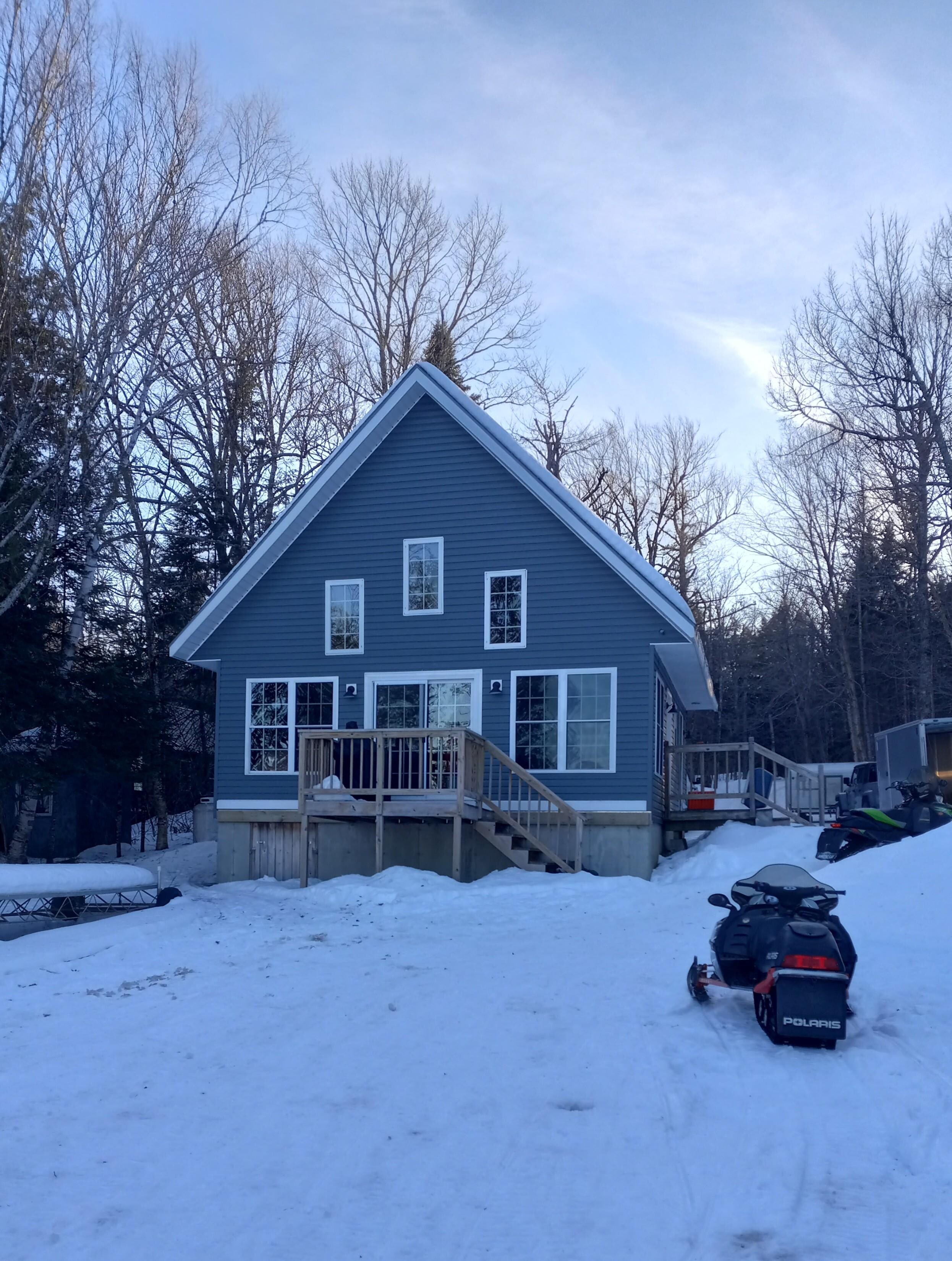 Winter view of Lakehouse.