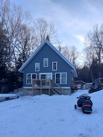 Winter view of Lakehouse.