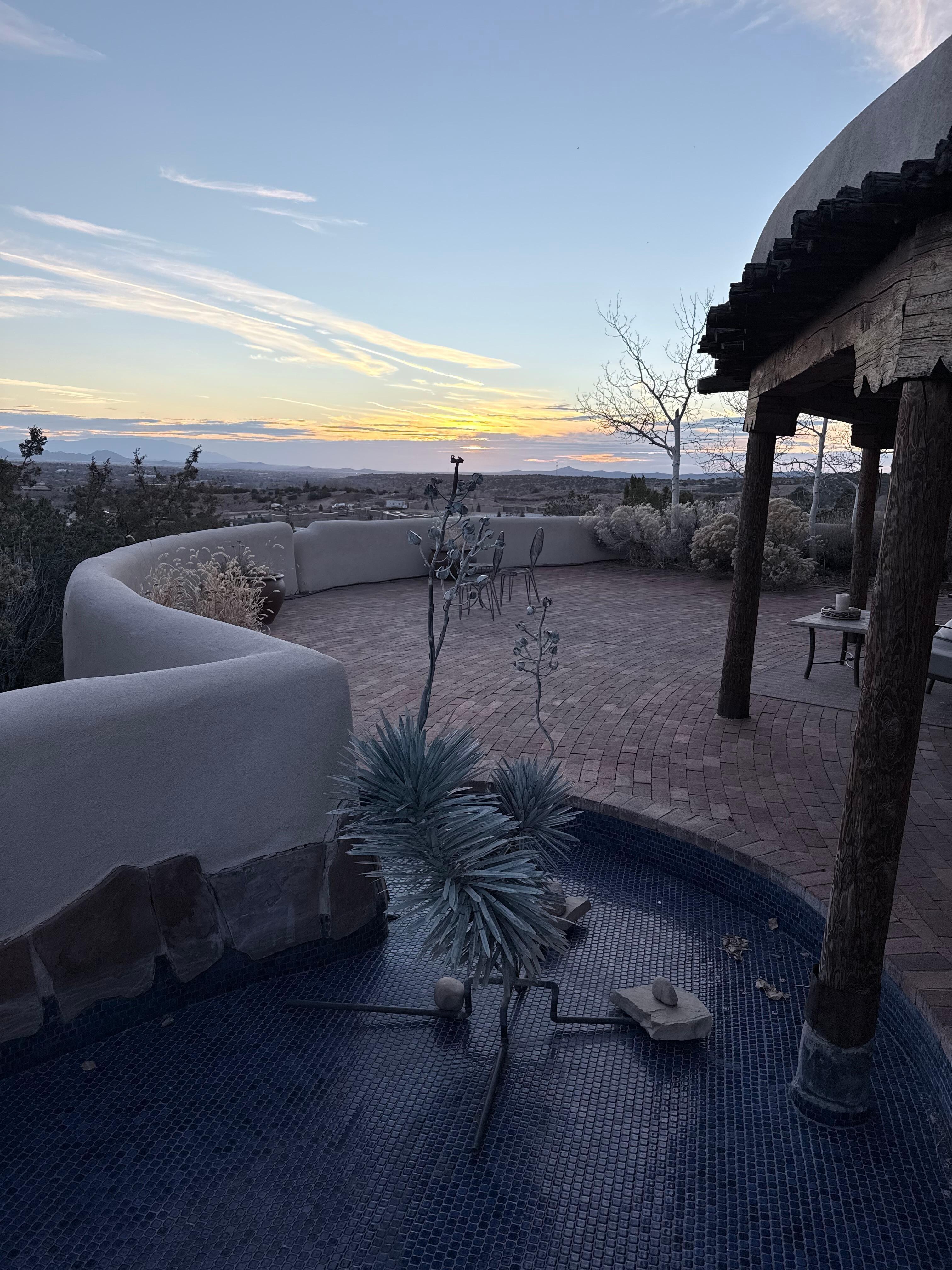 View from patio