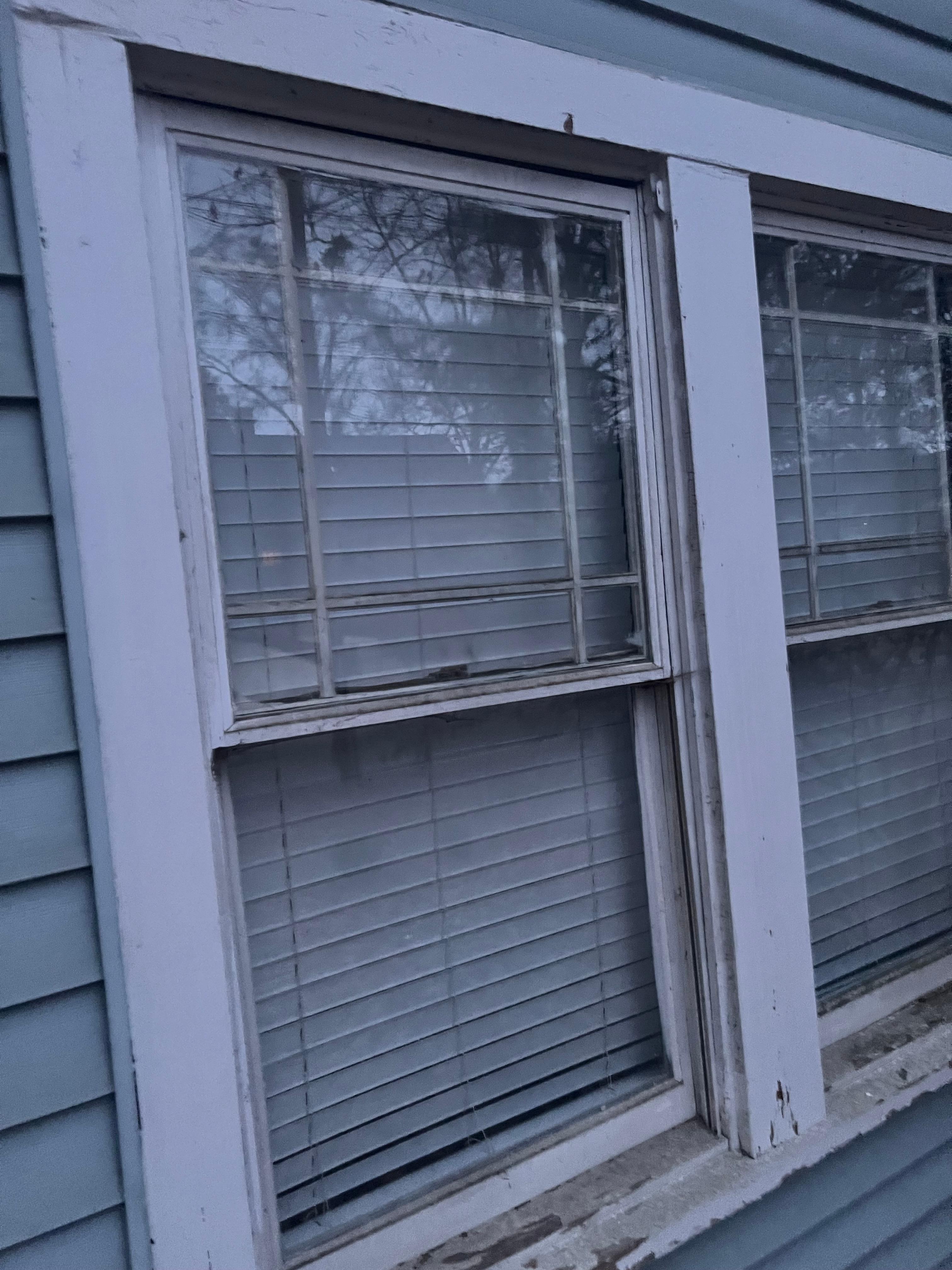 Gap at top of window