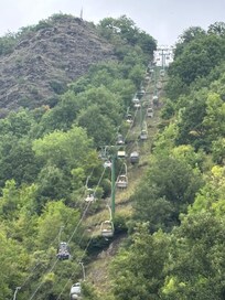 Cochem chairlift, to stunning views.