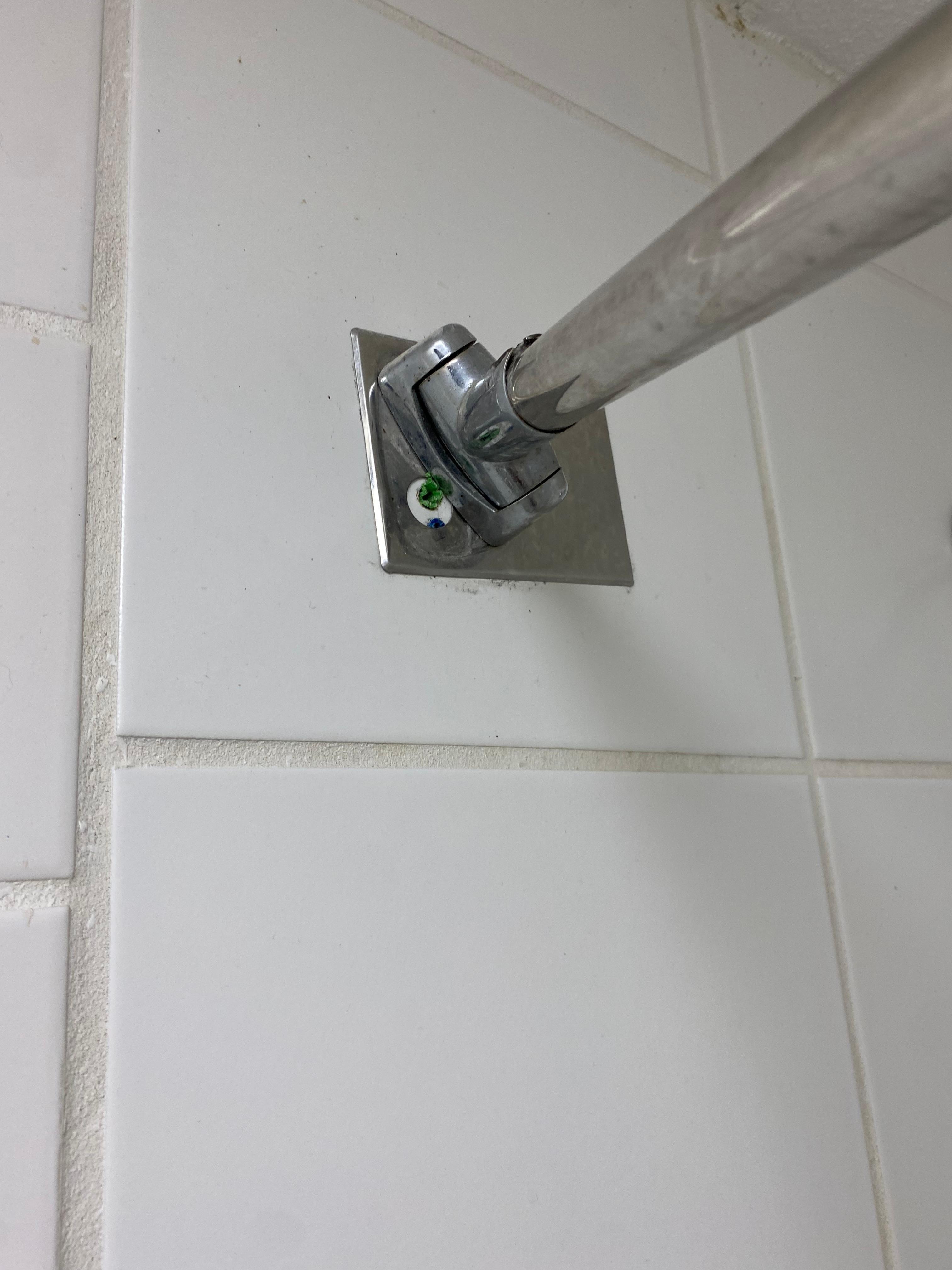 Curtain rod falling off wall