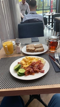 Dein Frühstück – zeigt, dass das Frühstück frisch und abwechslungsreich war.