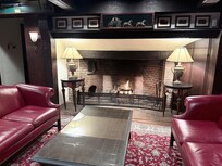 Beautiful lobby area-great spot to read a book or get some work done.