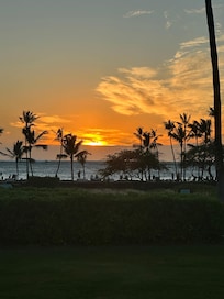 Sunset from the pool area!
